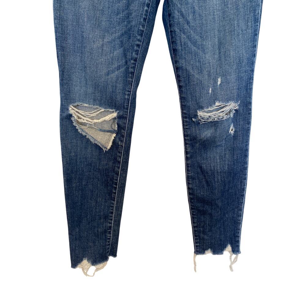 MOTHER The Stunner Chew In Off Duty Dark Blue Wash - Picture 6 of 14